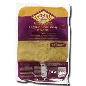Patak's Garlic Naan Bread 2's 240g