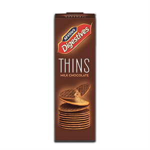Mcvitie's Digestive Thins Milk Chocolate 180g