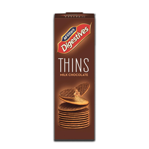 Mcvitie's Digestive Thins Milk Chocolate 180g