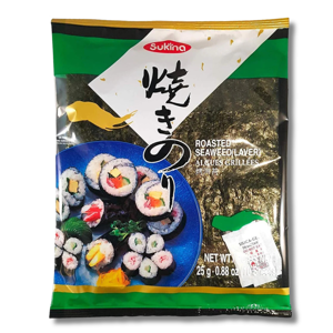 Sukina Sushi Seaweed 10's 26g Sukina Sushi Seaweed 10's 26g