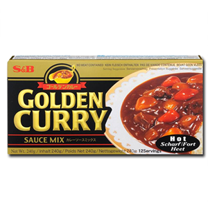 S&B Hot Golden Curry 240g