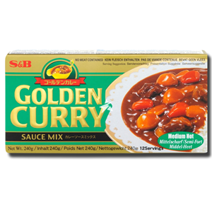 S&B Medium Golden Curry 240g