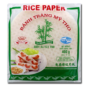 Bamboo Tree Rice Paper SpringRoll Round 22cm 400g