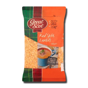 Great Scot Red Split Lentils 500g