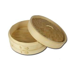 Bamboo Steamer & Cover 25.4cm (10 inch)