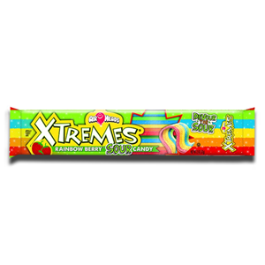 AirHeads Extreme Sour Belts Rainbow Berry 57g