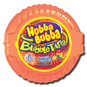 Hubba Bubba Tangy Tropic Tape Chewing Gum 56.7g