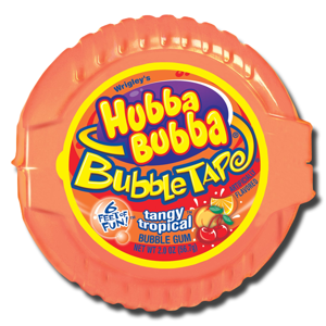 Hubba Bubba Tangy Tropic Tape Chewing Gum 56.7g Hubba Bubba Tangy Tropic Tape Chewing Gum 56.7g