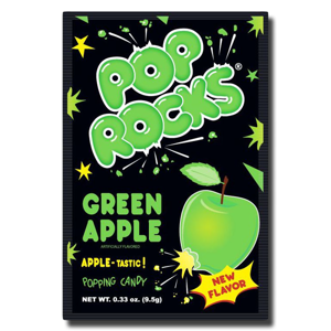 PopRocks Popping Candy Green Apple 9.5g PopRocks Popping Candy Green Apple 9.5g
