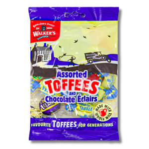 Walker's Nonsuch Assorted Toffees and Chocolate Éclairs 150g