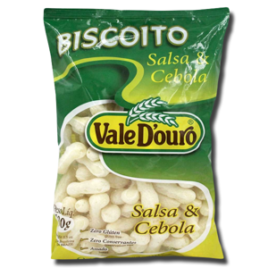 Vale D'ouro Biscoito de Polvilho Salsa Cebola 100g Vale D'ouro Biscoito de Polvilho Salsa Cebola 100g