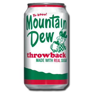 Mountain Dew Throw Back 300ml Mountain Dew Throw Back 300ml