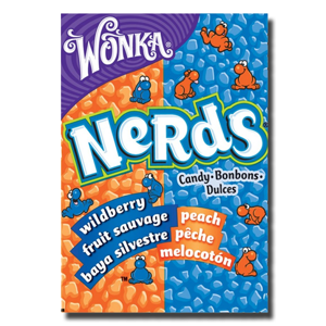 Wonka Nerds Wildberry Peach 46,7g Wonka Nerds Wildberry Peach 46,7g