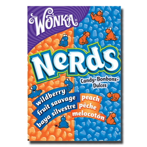 Wonka Nerds Wildberry Peach 46,7g