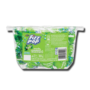 Beacon Fizz Pops Apple Sherbet Filled Lolly 20.5g Beacon Fizz Pops Apple Sherbet Filled Lolly 20.5g