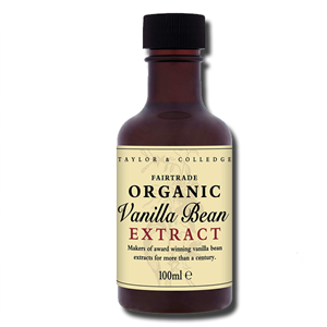 Taylor & Colledge Organic Vanilla Bean Extract 100g