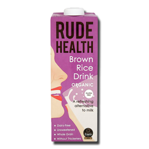Rude Health Brown Rice Drink Organic Gluten Free 1L Rude Health Brown Rice Drink Organic Gluten Free 1L