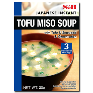 S&B Tofu Miso With Tofu & Seaweed & Green Onion Soup 30g