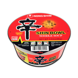 Nongshim Instant Shin Bowl Noodle Soup 86g