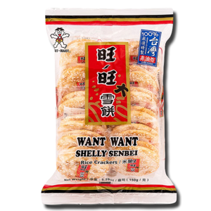Want Want Sweet Senbei Rice Crackers 150g Want Want Sweet Senbei Rice Crackers 150g