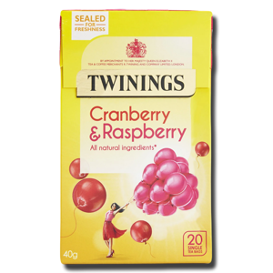Twinings Cranberry Raspberry 20's Twinings Cranberry Raspberry 20's