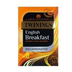 Twinings English Breakfast Decaffeinated 50's