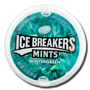 Ice Breaker Mints Sugar Free Winter Green 42g Ice Breaker Mints Sugar Free Winter Green 42g
