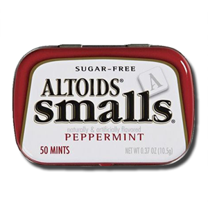 Altoids Small Mints Peppermint Sugar Free 10.5g