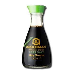 Kikkoman Soy Sauce Less Salt 150ml