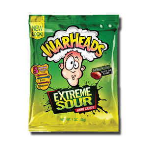 Warheads Hard Candy Extreme Sour 28g Warheads Hard Candy Extreme Sour 28g