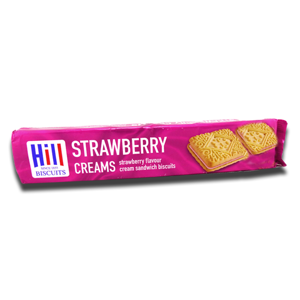 Hill Strawberry Creams Biscuits 150g Hill Strawberry Creams Biscuits 150g