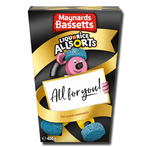 Bassetts Liquorice Allsorts 400g Bassetts Liquorice Allsorts 400g