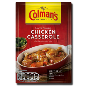 Colmans Chicken Casserole Mix 40g Colmans Chicken Casserole Mix 40g