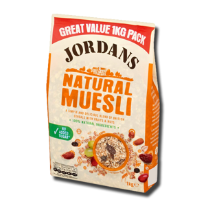 Jordans Natural Muesli 1kg Jordans Natural Muesli 1kg