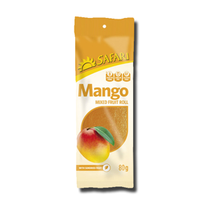 Safari Fruit Rolls Mango 80g Safari Fruit Rolls Mango 80g