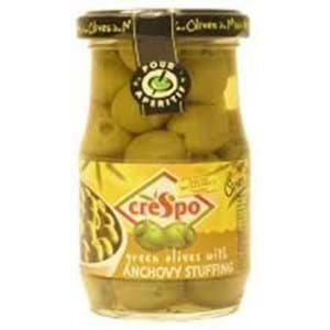 Crespo Pitted  Green Olives 198g