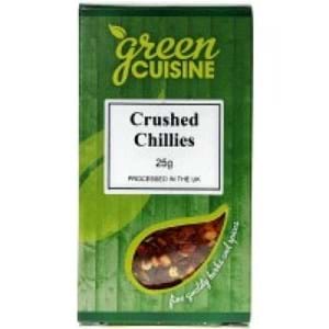 Green Cuisine Crushed Chillies 25g