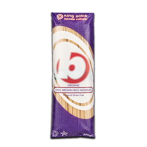 King Soba Brown Rice Noodle Wheat & Gluten Free 250g