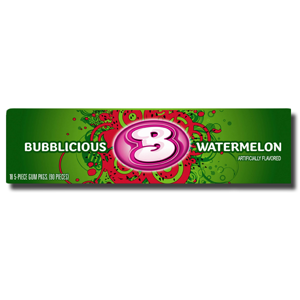 Bubblicious Watermelon 5 Gums Bubblicious Watermelon 5 Gums