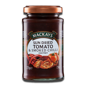 Mackays Chutney Sun Dried Tomato & Smoked Chilli 225g Mackays Chutney Sun Dried Tomato & Smoked Chilli 225g