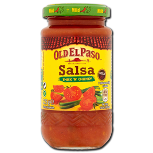 Old El Paso Mild Thick n Chunky Salsa 226g Old El Paso Mild Thick n Chunky Salsa 226g
