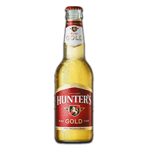Hunter's Gold Cider Bottle SA 340ml