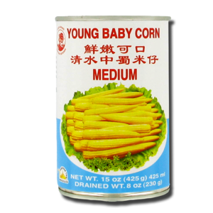 Cock Brand Young Baby Corn 425g Cock Brand Young Baby Corn 425g