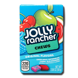 Jolly Rancher Chews Fruit Mini Box 58g Jolly Rancher Chews Fruit Mini Box 58g