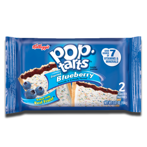 Kellogg's Pop Tarts Frosted Blueberry 2' 104g Kellogg's Pop Tarts Frosted Blueberry 2' 104g
