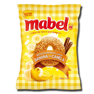 Mabel Rosquinha Banana Canela 300g