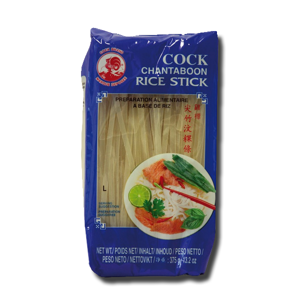 Cock Brand Rice Stick Noodle 5mm 375g Cock Brand Rice Stick Noodle 5mm 375g