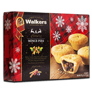 Walkers Luxury Mince Pies 6's 372g