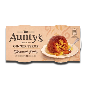 Aunty's Steamed Pudding Ginger Syrup 2x100g
