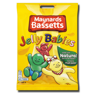 Maynards Bassetts Jelly Babies 165g Maynards Bassetts Jelly Babies 165g
